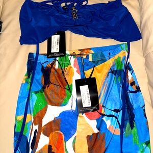 CROP TOP & SKIRT SET! 💙